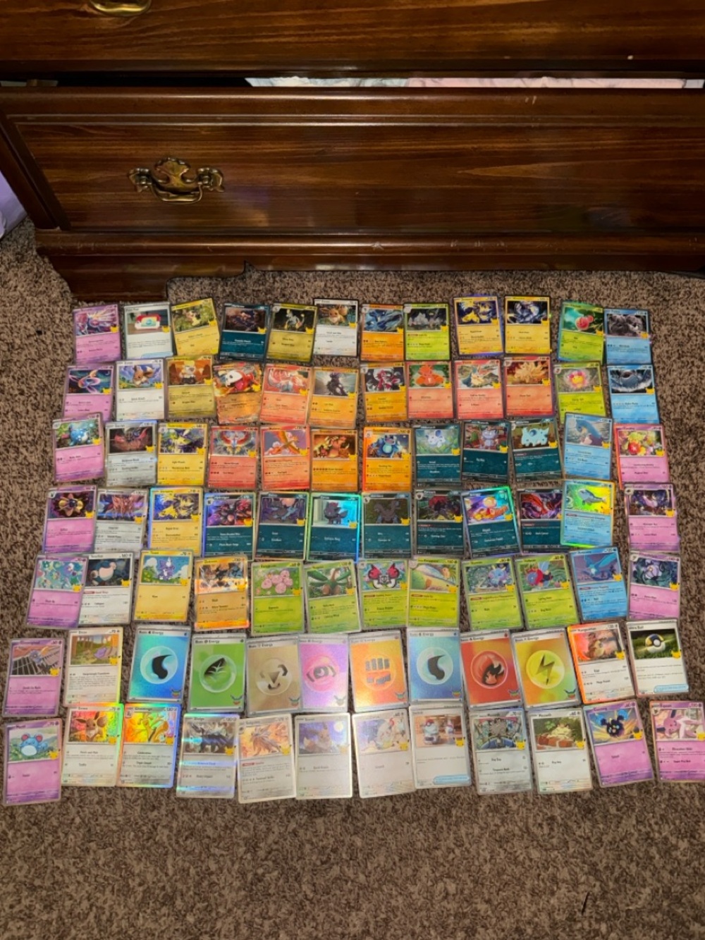 Pokemon 30th Celebration Bulk Cards Lot of 84